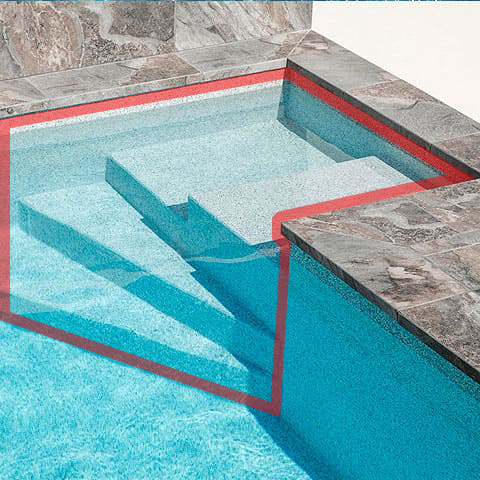 si necesita realizar una ampliación de escaleras en su piscina