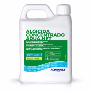 Algicida concentrado 1 Litro para eliminar y prevenir algas en piscinas