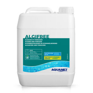 ALGIFREE antialgas concentrado para piscinas con 9 % de principio activo compatible con cloración salina, liner y poliéster.