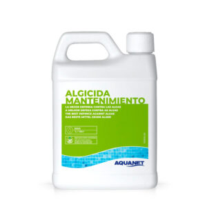 Algicida de mantenimiento para piscinas Aquanet que previene la aparición de algas y mejora la transparencia del agua